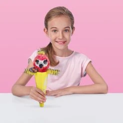 Zuru COCO Cones Neon - Plüschtier In Der Tüte - Flamingo Fliss -Aurora shop 230975 zuru coco cones flamingo1