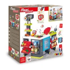 Smoby Toys Maxi Supermarkt Mit Zubehör -Aurora shop 232993 3032163502296 smoby maxi supermarkt einkaufswagen 01