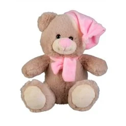 Besttoy - Plüsch-Bär Mit Mütze - Ca. 22 Cm - Rosa