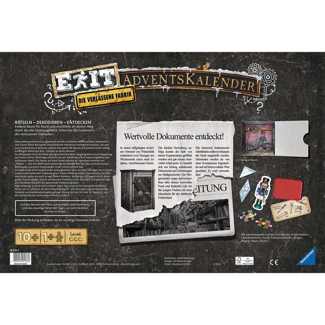 Ravensburger Adventskalender - Exit - Die Verlassene Fabrik - 2022 2 Ravensburger Adventskalender - Exit - Die Verlassene Fabrik - 2022 – Bild 2
