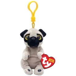 Ty Beanie Bellie Clips - Schlüsselanhänger Hund Izzy - Ca. 9,5 Cm