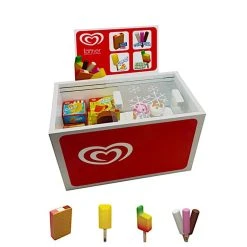 Tanner GmbH Kaufladenzubehör - Langnese Eistruhe Mit Zubehör