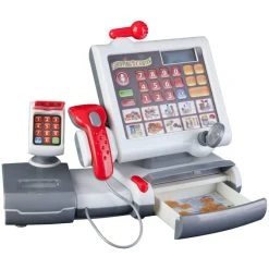 Klein Kassenstation - Registrierkasse Für Kinder - Weiß/grau -Aurora shop 4009847093561 klein registrierkasse 13