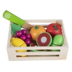 Besttoy - Holzkörbchen - Früchte Set 2 -Aurora shop 4016096388065 besttoy lebensmittel aus holz 01