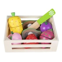 Besttoy - Holzkörbchen - Früchte Set 3 6 Besttoy - Holzkörbchen - Früchte Set 3 -Aurora shop 4016096388072 besttoy lebensmittel aus holz 01
