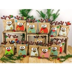 Sonstiger Hersteller Adventskalender-Bastelset - Rentiere -Aurora shop 4251450909931 2210574